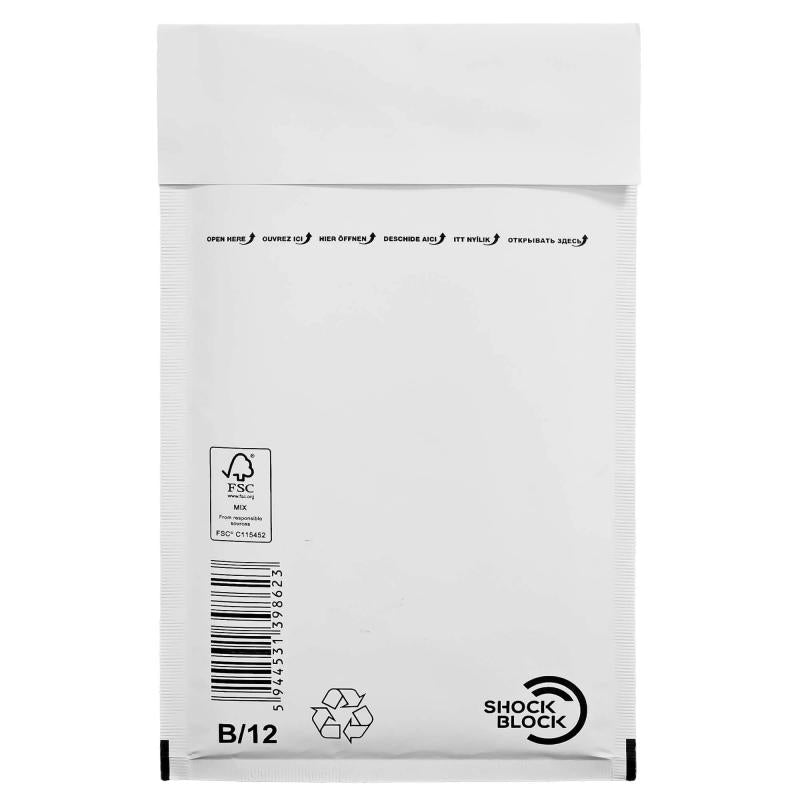 PLIC PERNA AER B/12 EXT-140*225MM/INT-120*215MM ALB GPV