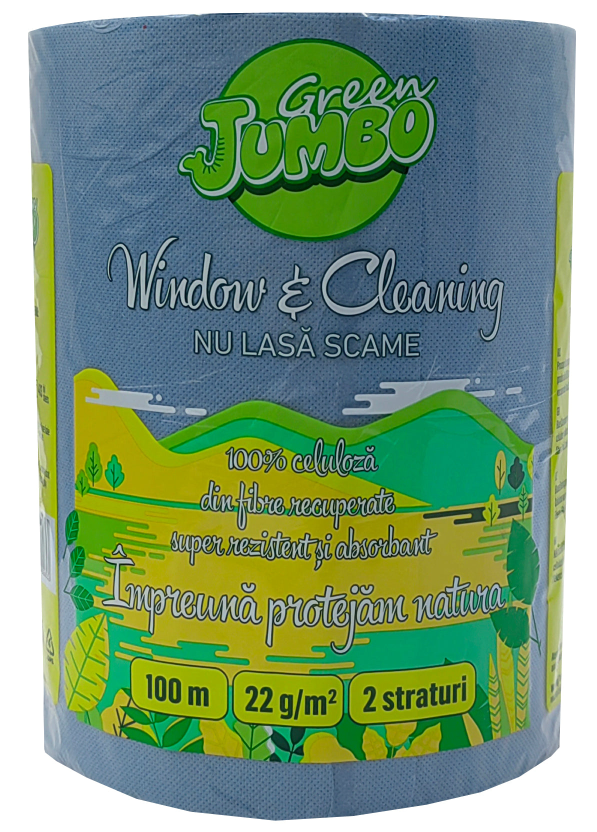 PROSOP HARTIE ALBASTRA ROLA 2STR 100M 6/SET GREEN JUMBO