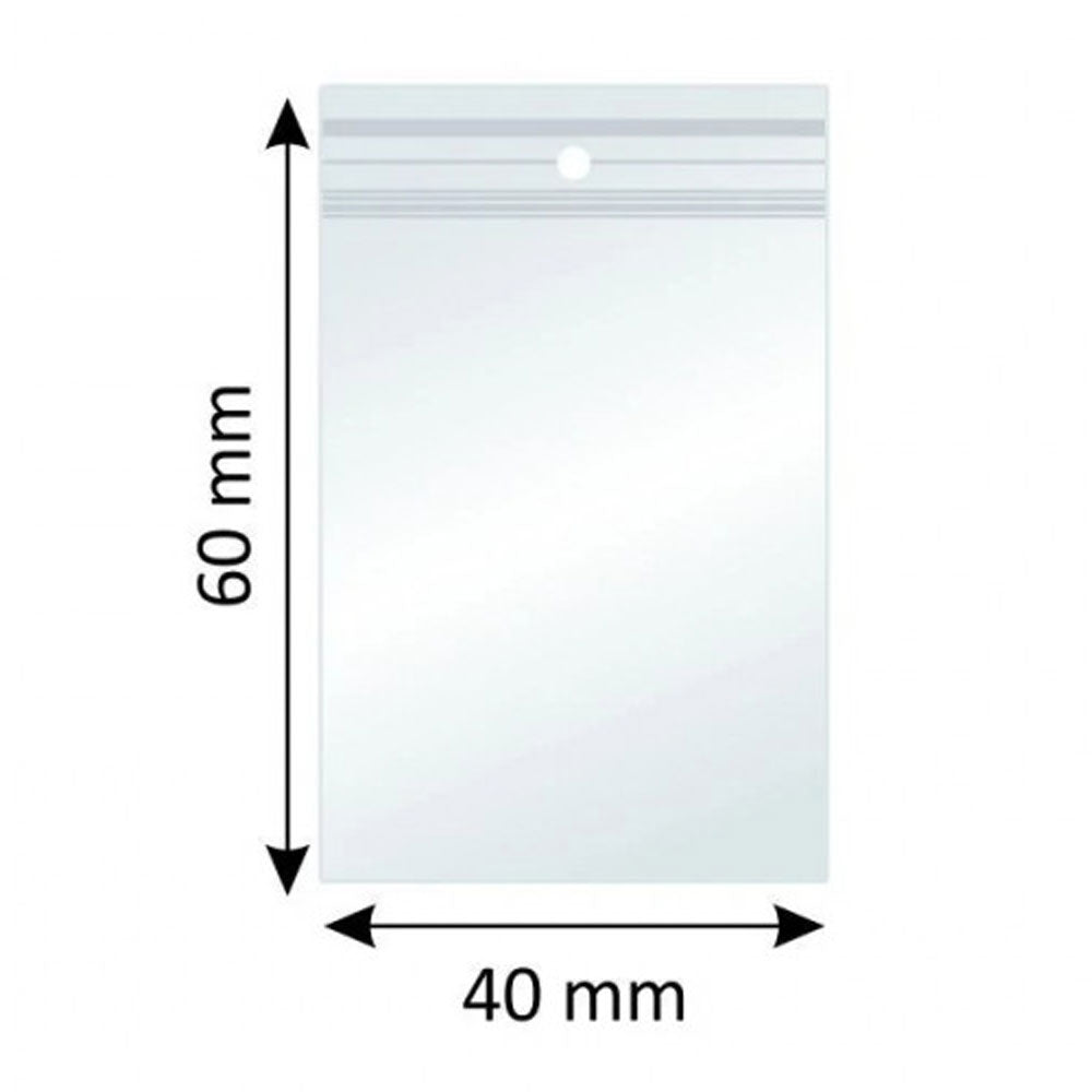 PUNGI CU INCHIDERE ZIP 40*60MM 100/SET