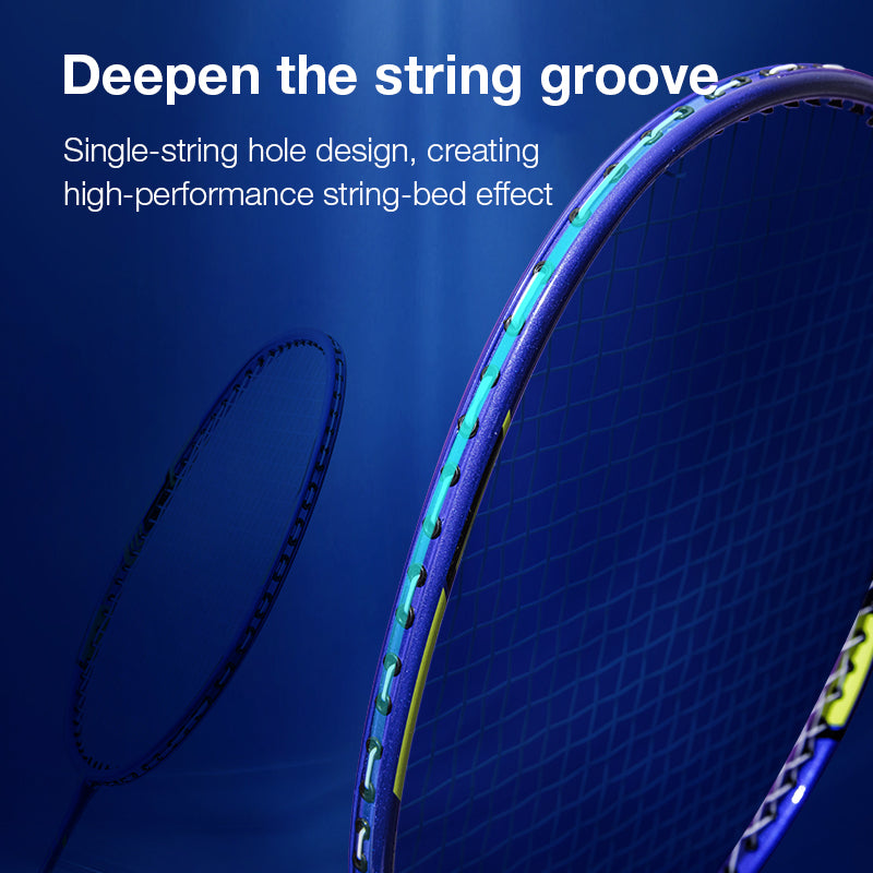 RACHETA BADMINTON DIN FIBRA DE STICLA 68MM DELI