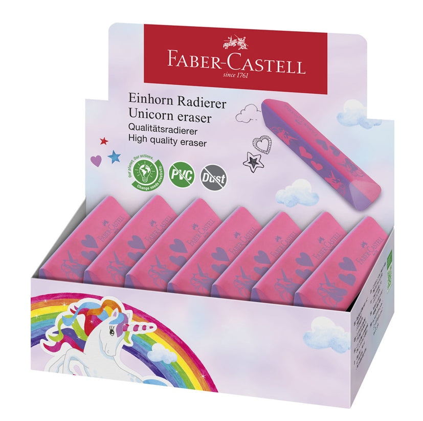 RADIERA CREION DUST FREE UNICORNI FABER-CASTELL