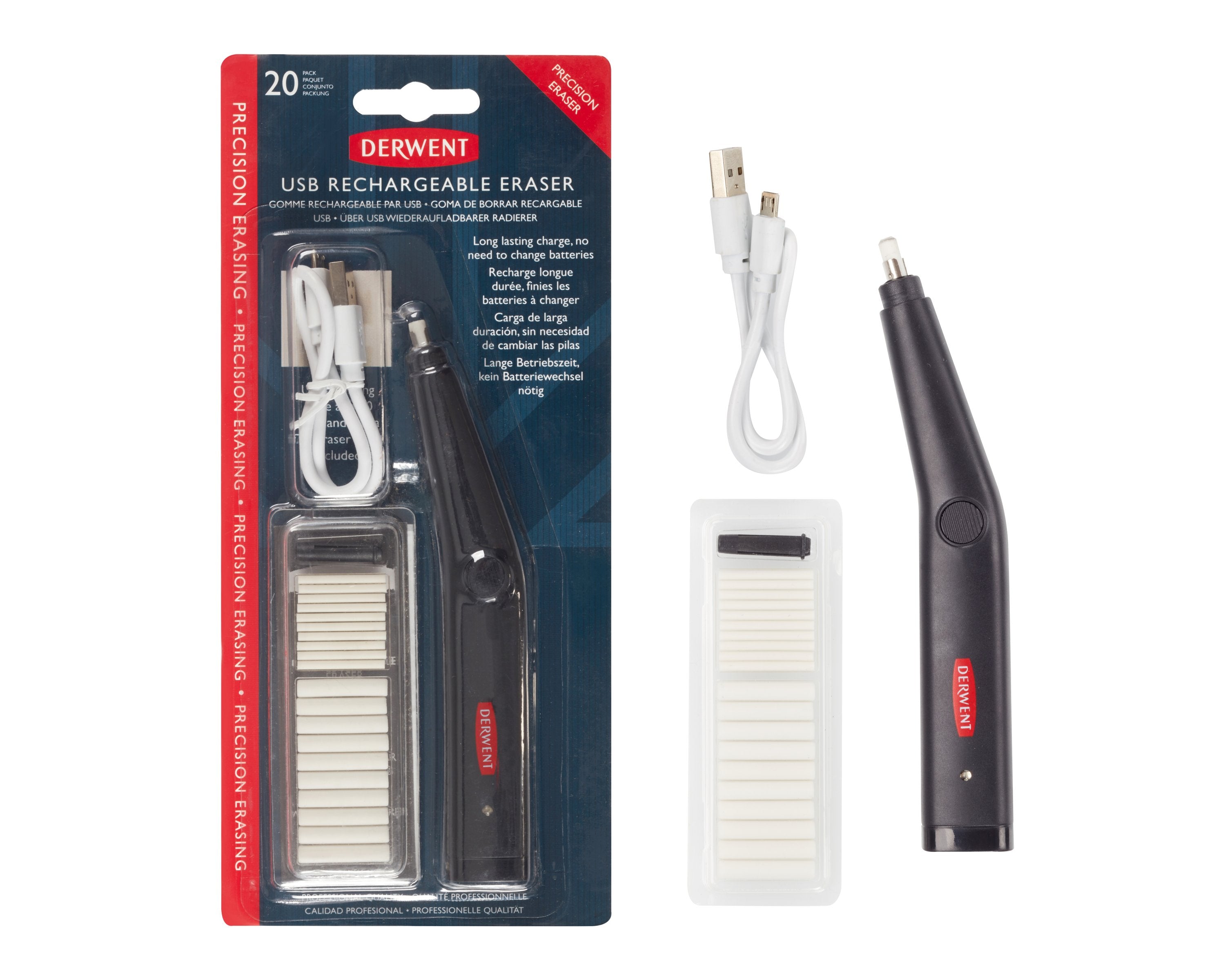 RADIERA ELECTRICA REINCARCABILA DERWENT PROFESSIONAL