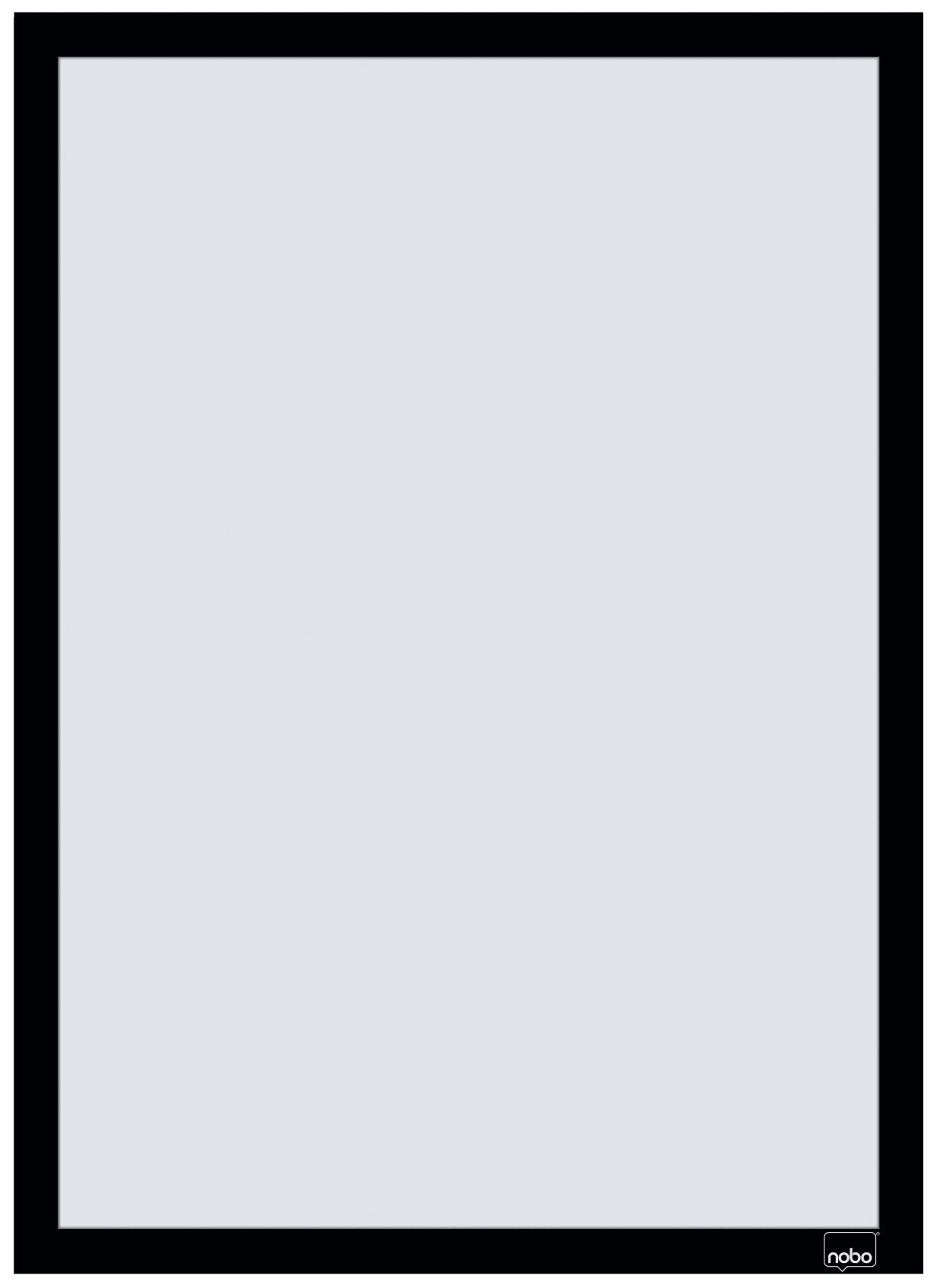 RAMA MAGNETICA AUTOADEZIVA A3 NEAGRA 2/SET NOBO