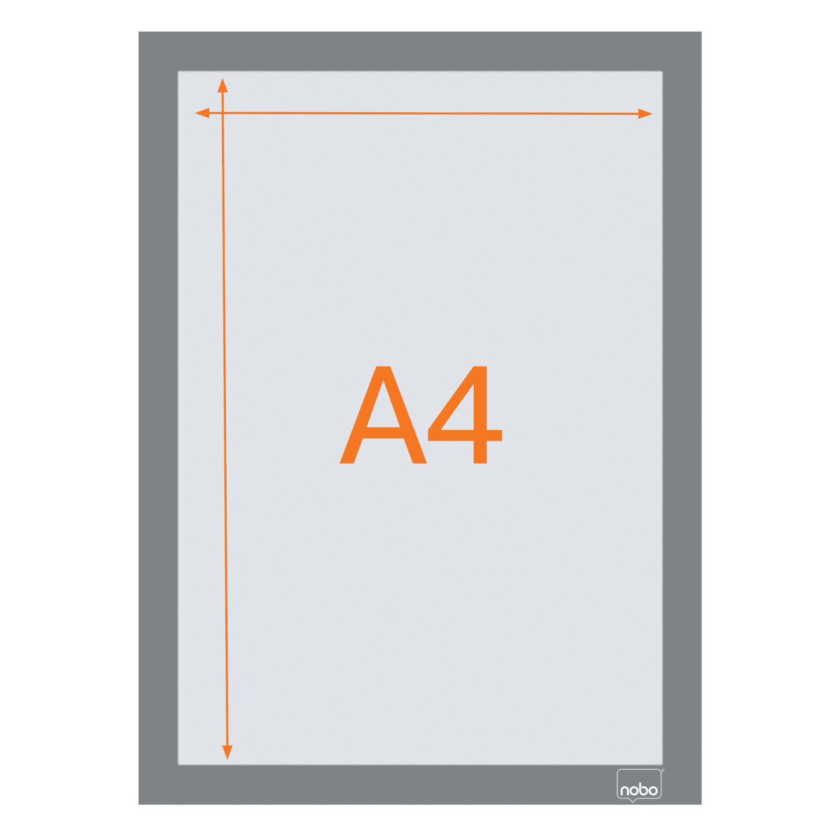 RAMA MAGNETICA AUTOADEZIVA A4 ARGINTIE 2/SET NOBO