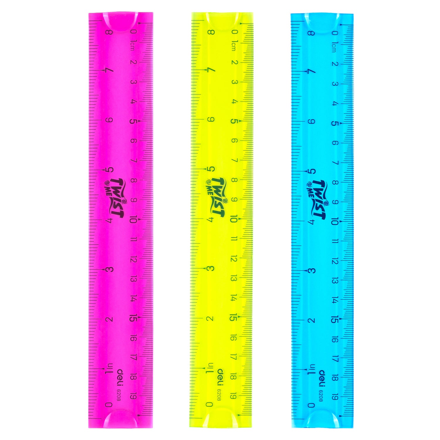 RIGLA 20CM FLEXIBILA COLOR DELI