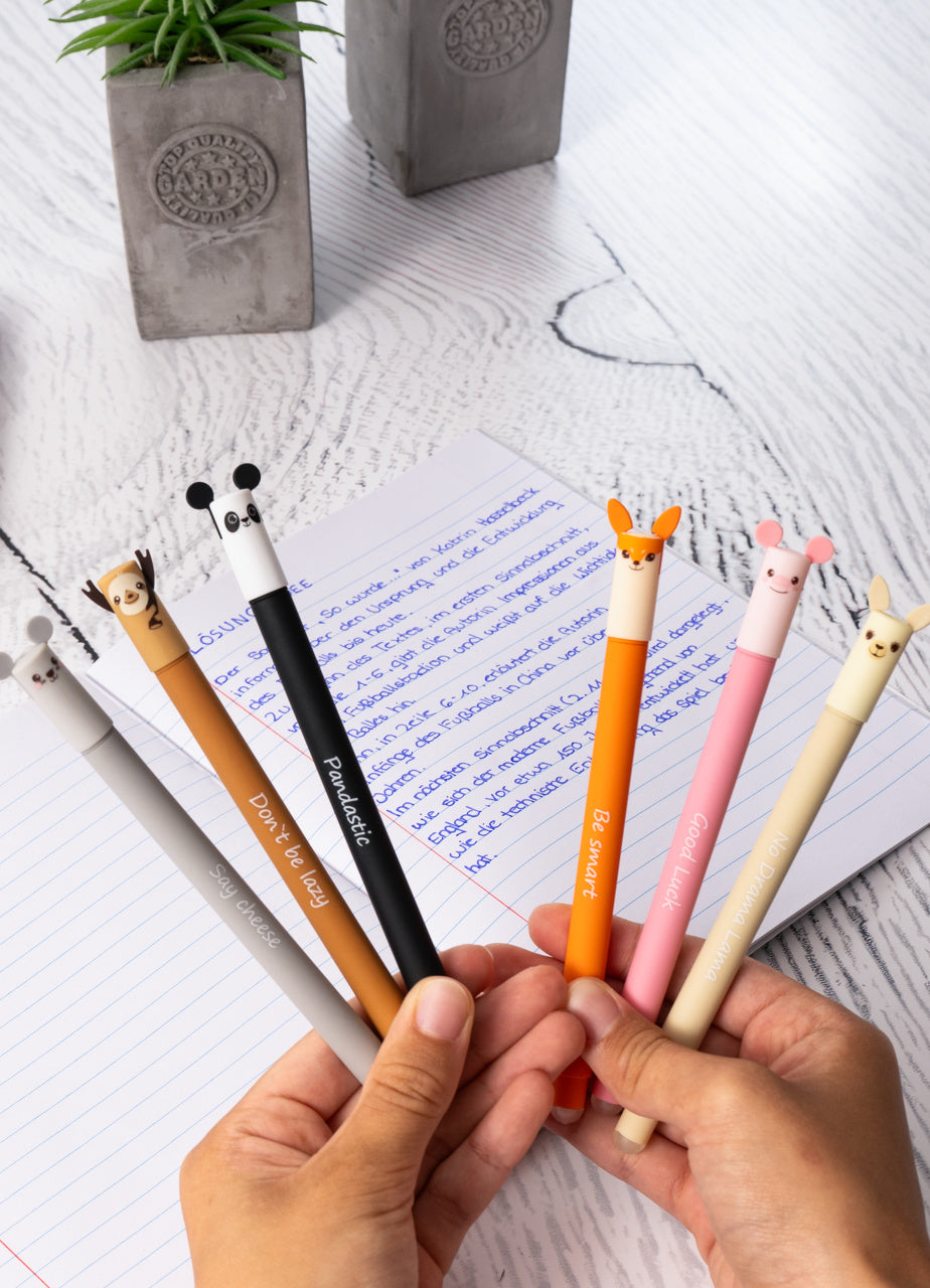 ROLLER 0.7 MM ALBASTRU ERASABLE PANDA EBERHARD FABER