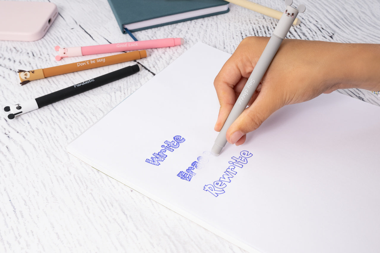 ROLLER 0.7 MM ALBASTRU ERASABLE PURCELUS EBERHARD FABER