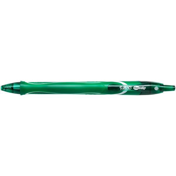 ROLLER 0.7 MM SEMI-GEL CU MECANISM VERDE QUICK-DRY BIC