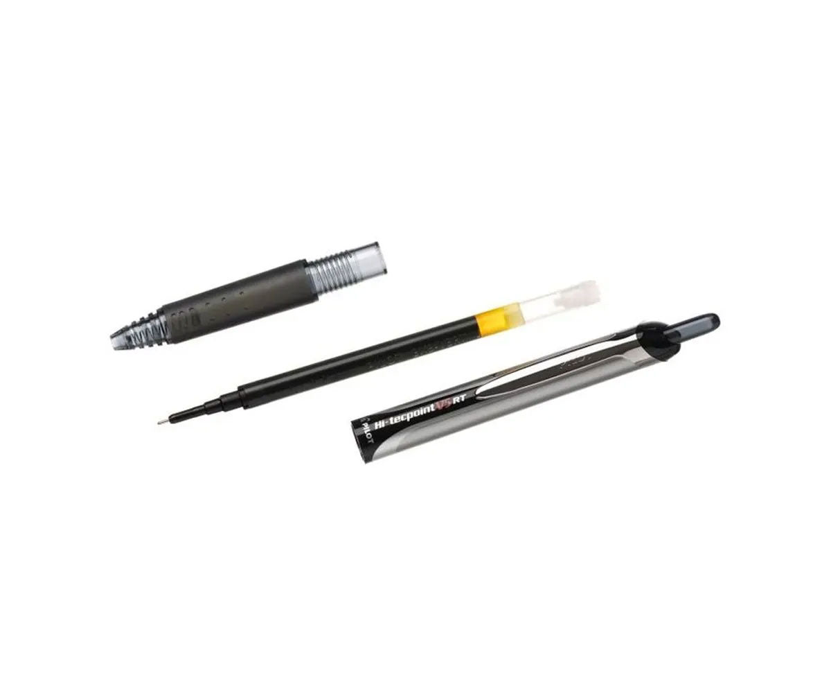 ROLLER 0.7MM V7 ALBASTRU HI-TECPOINT RETRACTABIL PILOT