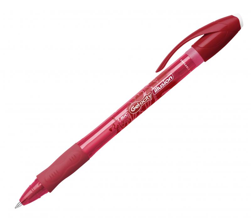 ROLLER CU GEL 0.7MM ROSU ILLUSION BIC