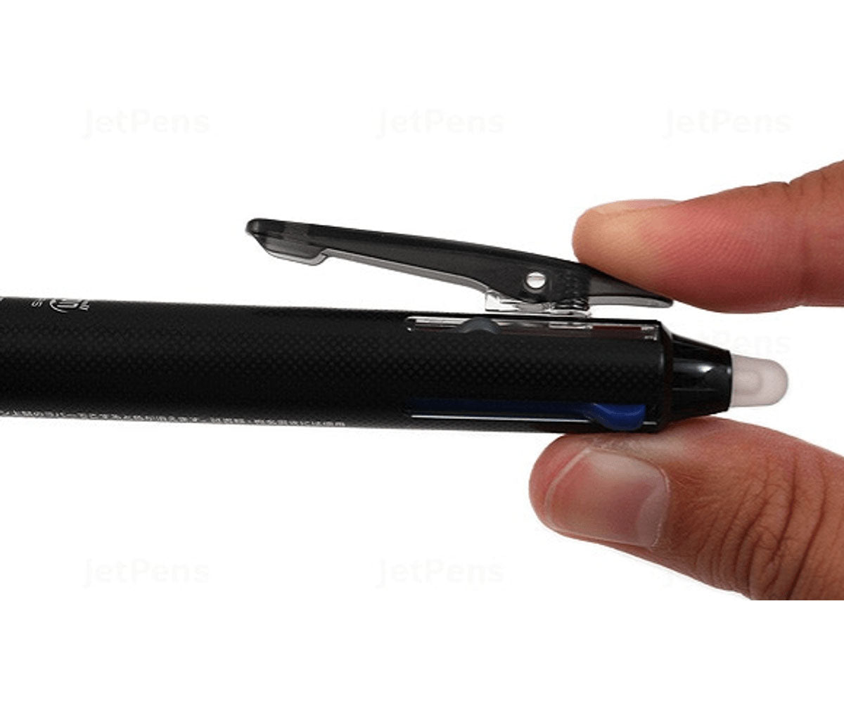 ROLLER CU MECANISM 4 CULORI 0.5MM NEGRU FRIXION PILOT