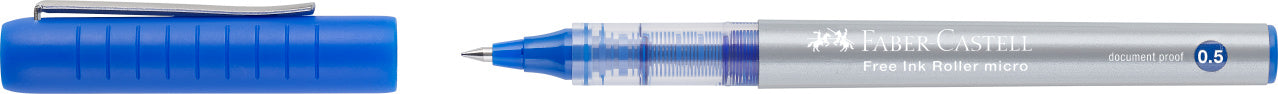 ROLLER FREE INK 0.5MM ALBASTRU FABER-CASTELL