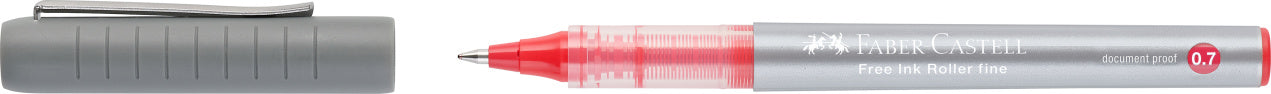 ROLLER FREE INK 0.7MM ROSU FABER-CASTELL
