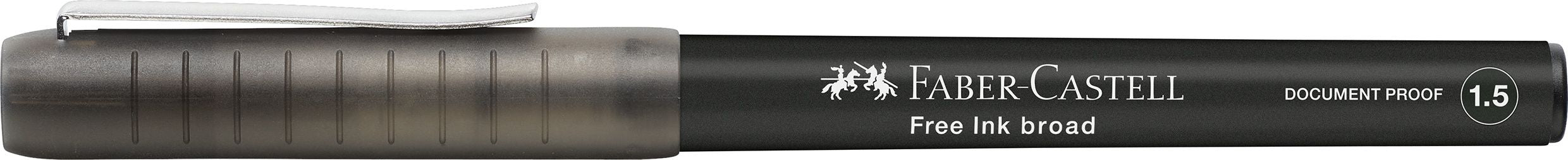 ROLLER FREE INK 1.5MM NEGRU FABER-CASTELL