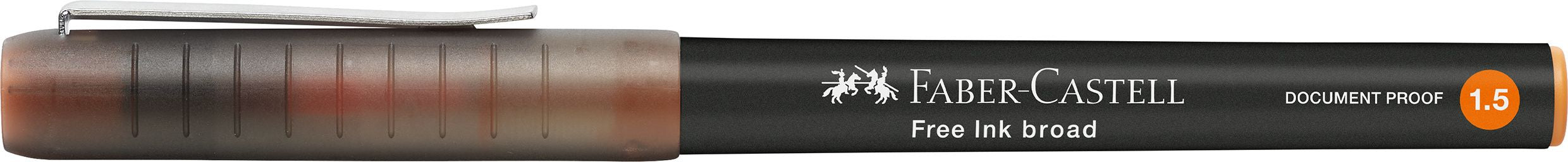 ROLLER FREE INK 1.5MM PORTOCALIU FABER-CASTELL