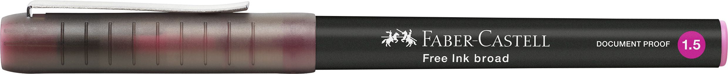 ROLLER FREE INK 1.5MM ROZ FABER-CASTELL