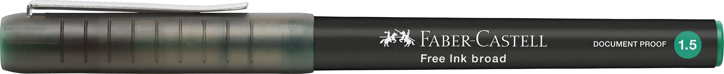 ROLLER FREE INK 1.5MM VERDE FABER-CASTELL