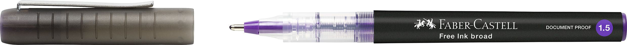 ROLLER FREE INK 1.5MM VIOLET FABER-CASTELL