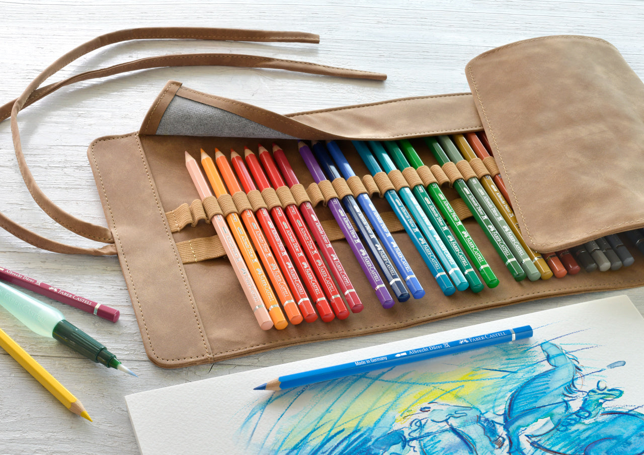 ROLLUP 30 CREIOANE COLORATE A.DURER + ACCESORII FABER-CASTELL