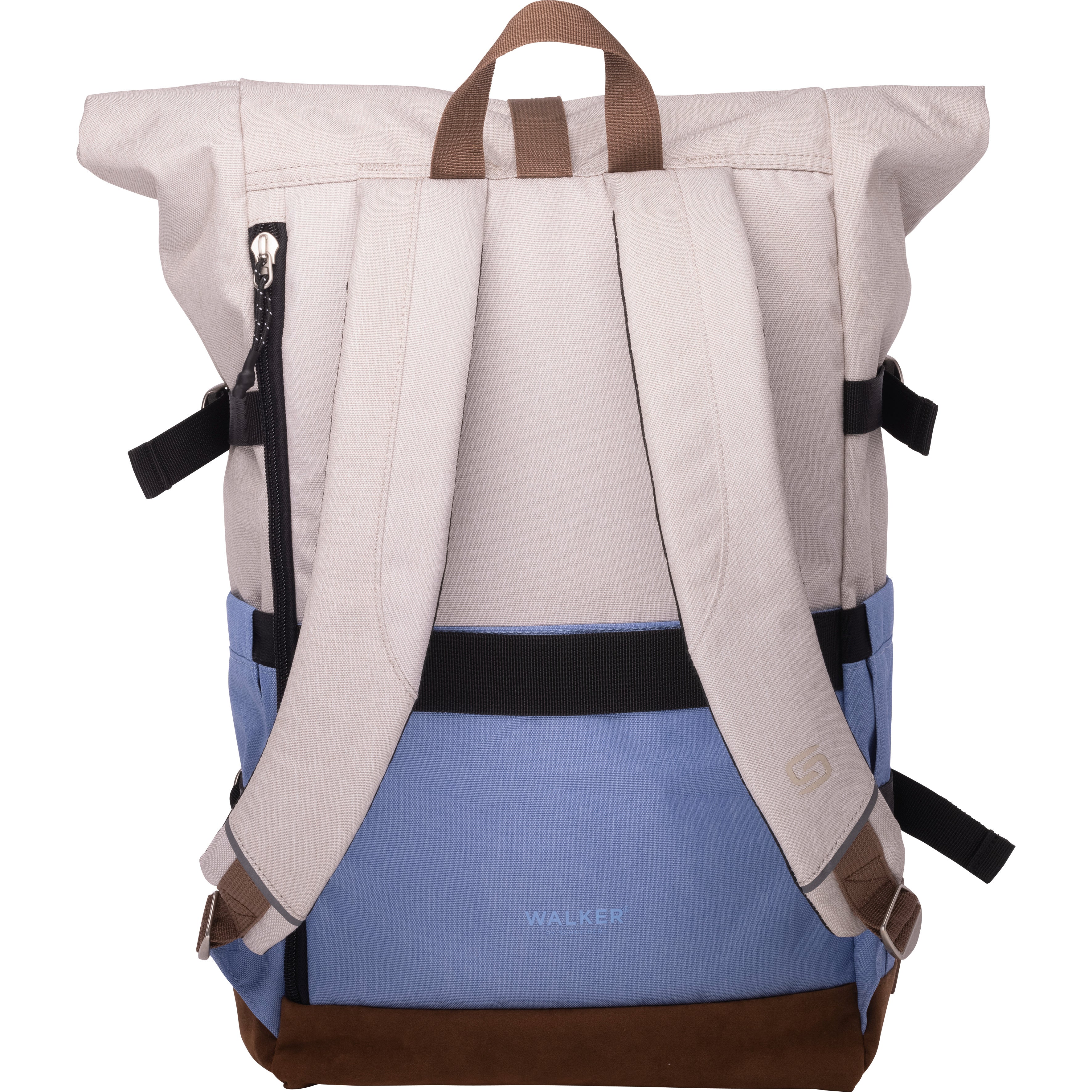 RUCSAC ROLLUP BICOLOR CREM POPCORN-BLEU WALKER