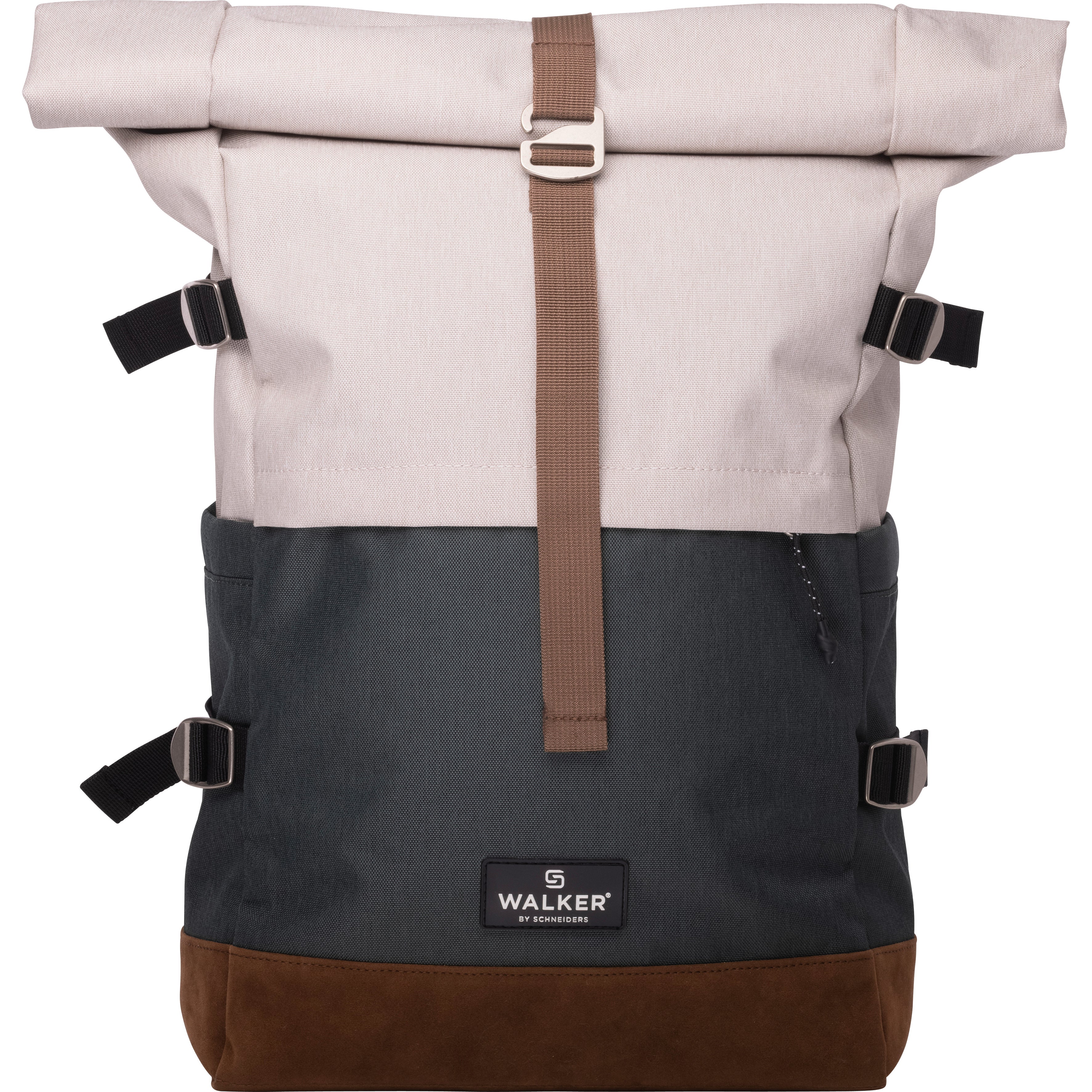 RUCSAC ROLLUP BICOLOR CREM POPCORN-VERDE WALKER