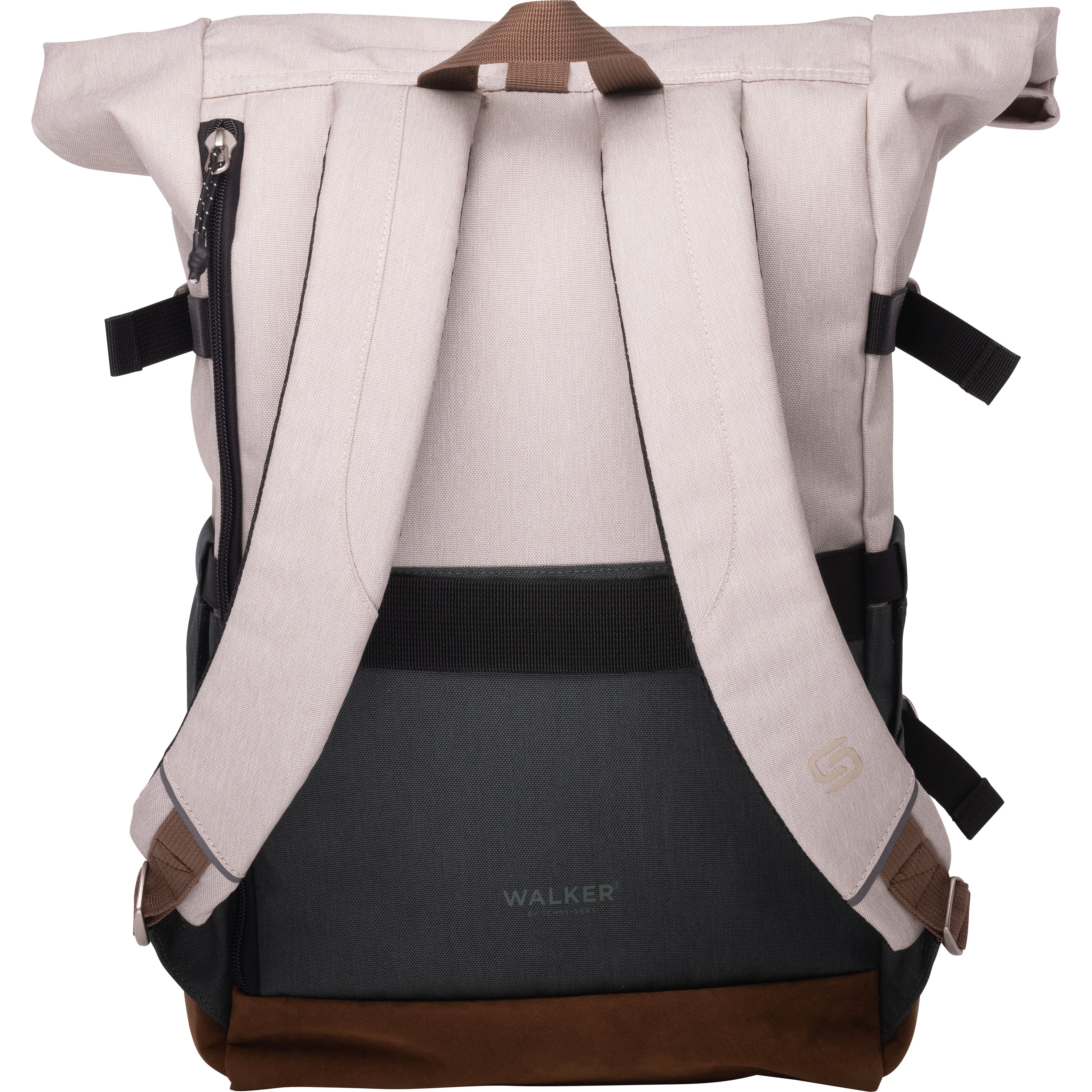 RUCSAC ROLLUP BICOLOR CREM POPCORN-VERDE WALKER