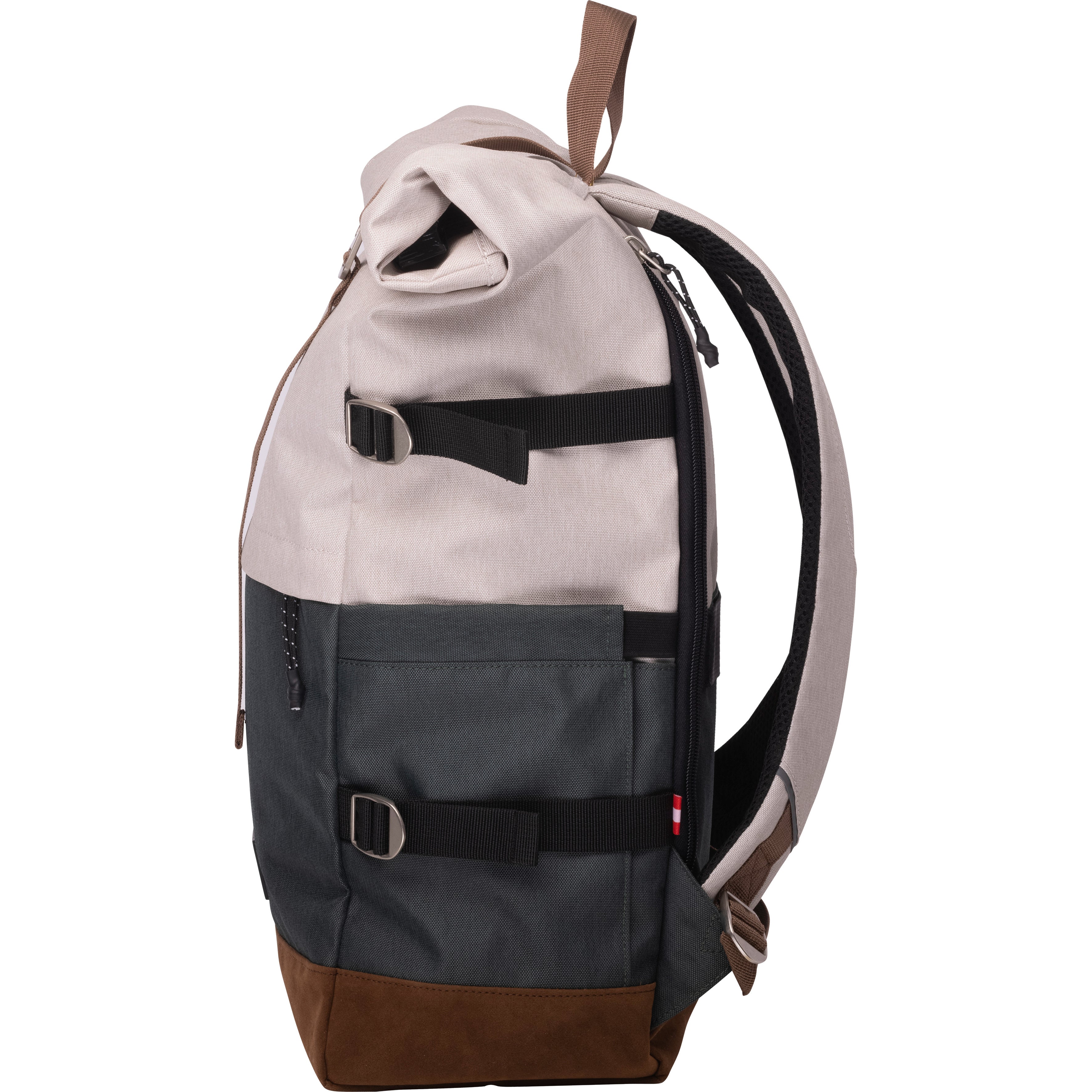 RUCSAC ROLLUP BICOLOR CREM POPCORN-VERDE WALKER