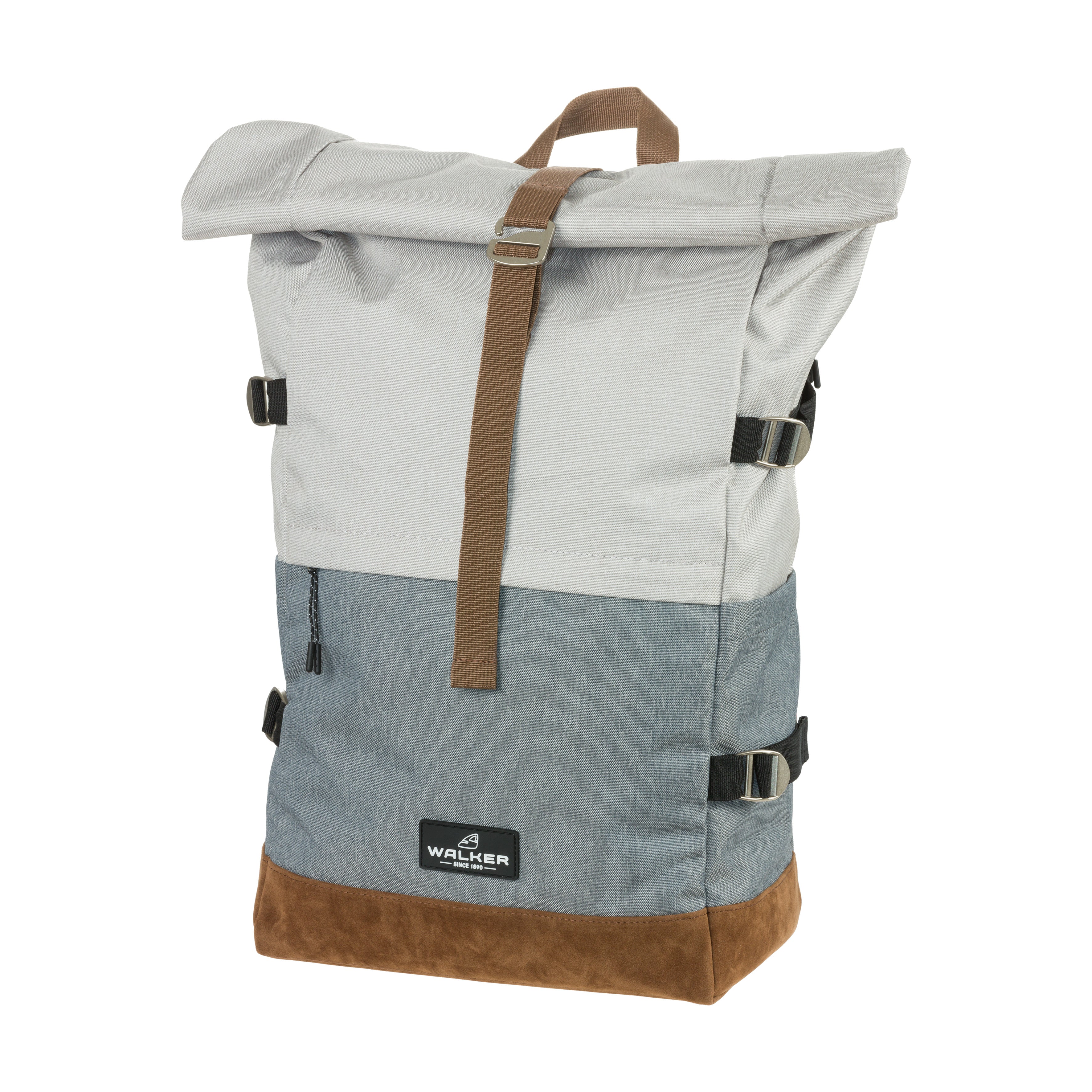 RUCSAC ROLLUP BICOLOR GRI DESCHIS-GRI WALKER