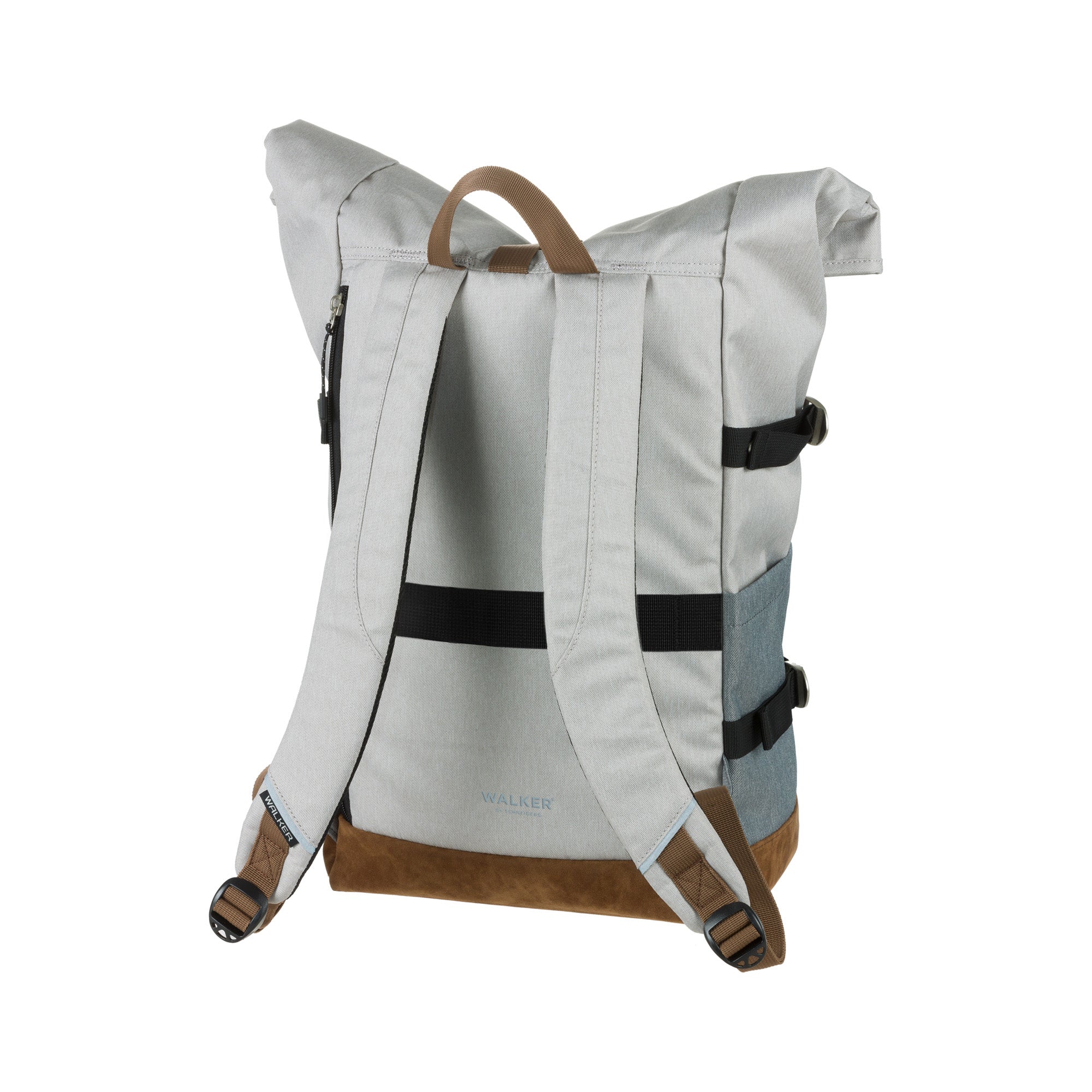 RUCSAC ROLLUP BICOLOR GRI DESCHIS-GRI WALKER