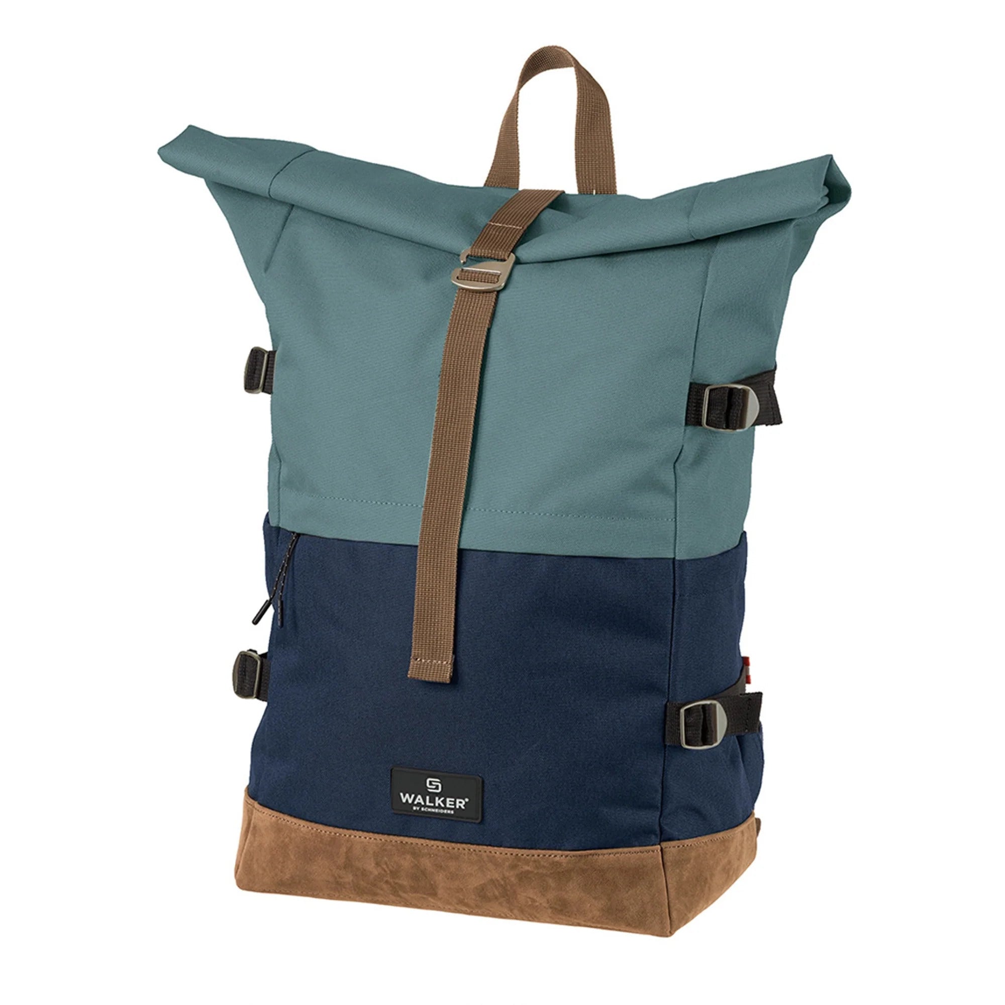 RUCSAC ROLLUP BICOLOR GRI PETROL-BLEUMARIN WALKER