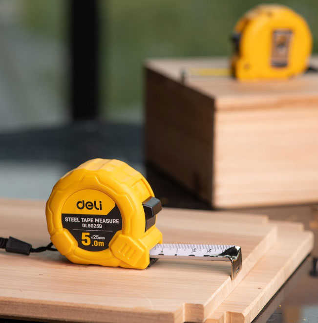 RULETA OTEL 5M x  25 MM DELI