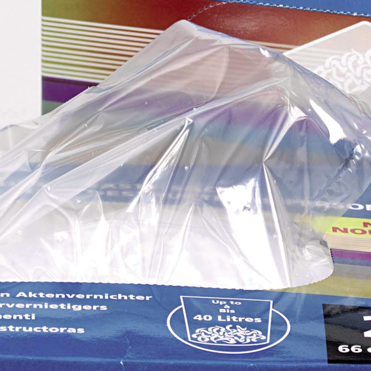 SACI DISTRUGATOARE DOCUMENTE 175L 100/SET PLASTIC REXEL