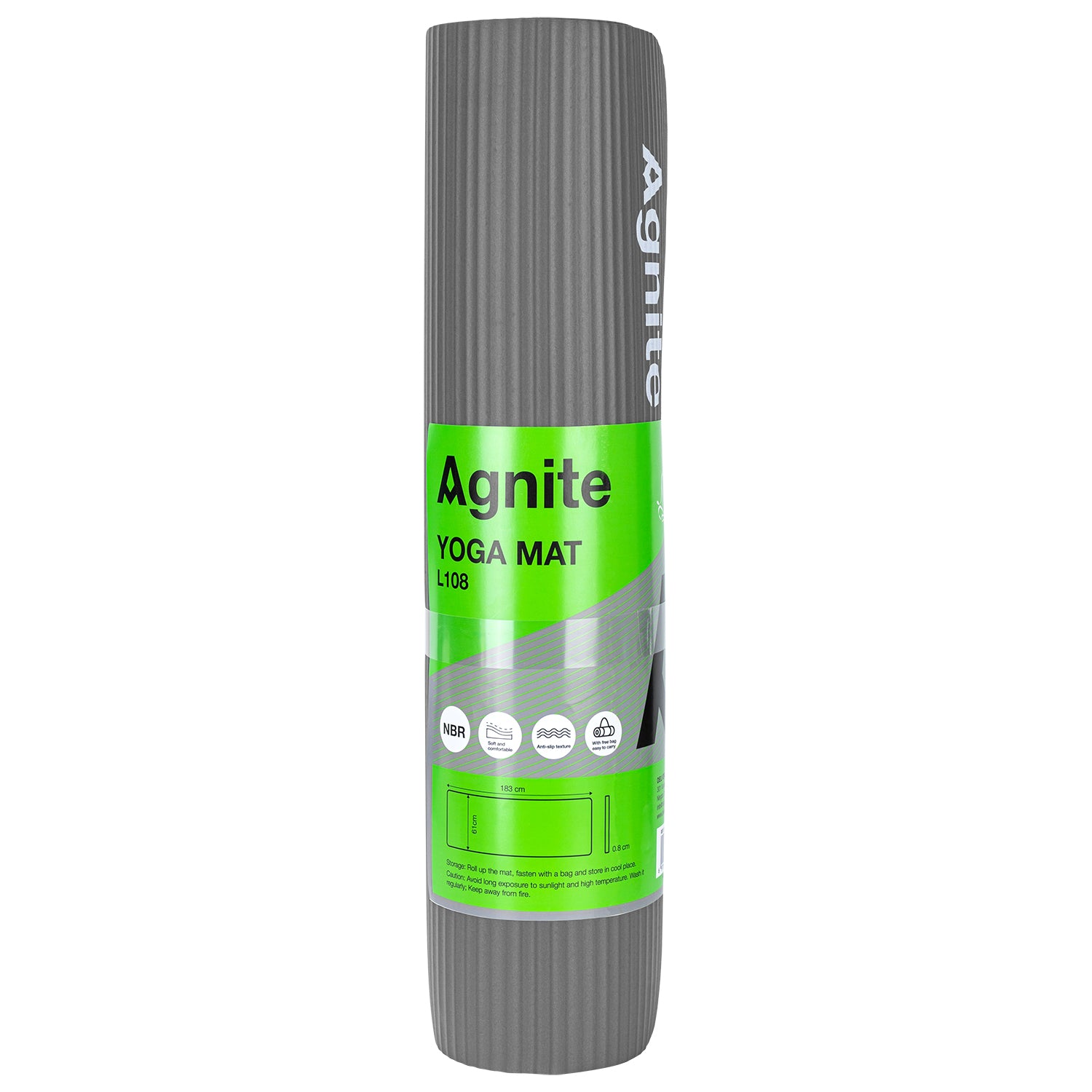 SALTEA YOGA 183*61*0.8 CM + HUSA TRANSPORT AGNITE GRI DELI