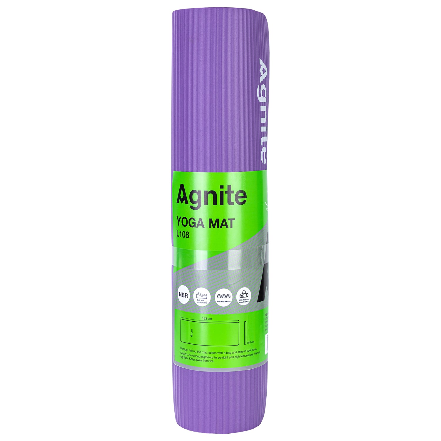 SALTEA YOGA 183*61*0.8 CM + HUSA TRANSPORT AGNITE VIOLET DELI