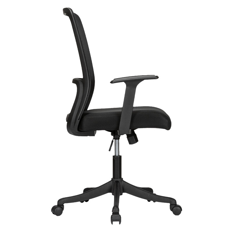 SCAUN BIROU ERGONOMIC SPATAR MESH, SISTEM ROTI ABS 4523 NEGRU DELI