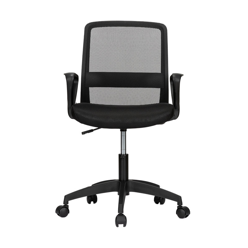 SCAUN BIROU SPATAR MESH, SIST ROTI ABS 4507 NEGRU DELI