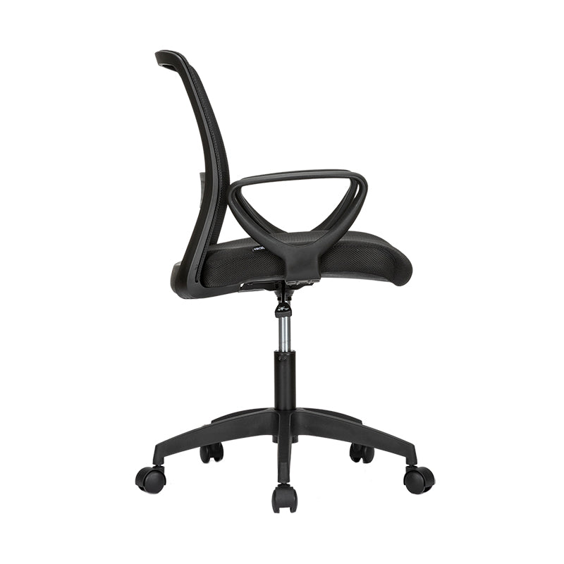 SCAUN BIROU SPATAR MESH, SIST ROTI ABS 4507 NEGRU DELI