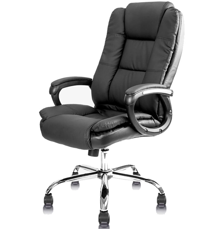 SCAUN DIRECTORIAL IMIT PIELE, SIST ROTI METAL 4913S DELI