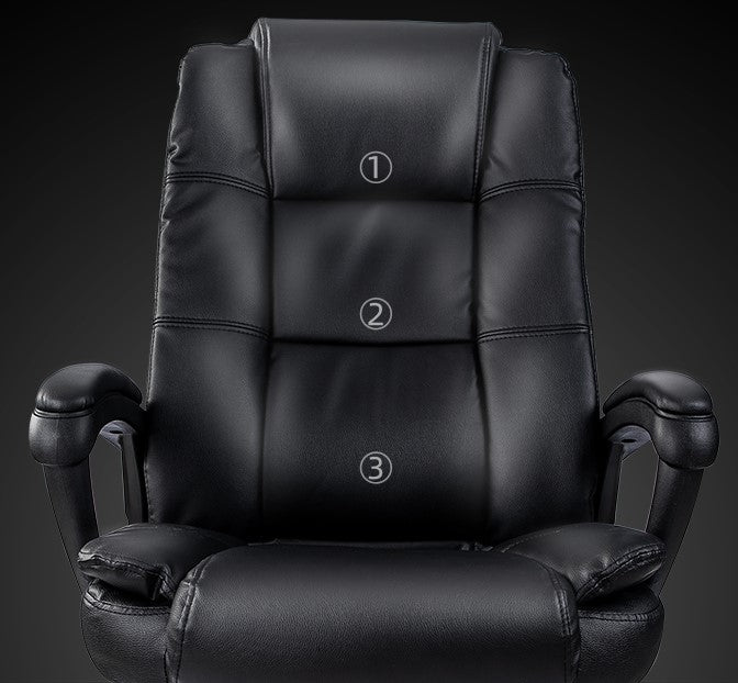 SCAUN DIRECTORIAL IMIT PIELE, SIST ROTI METAL 4913S DELI