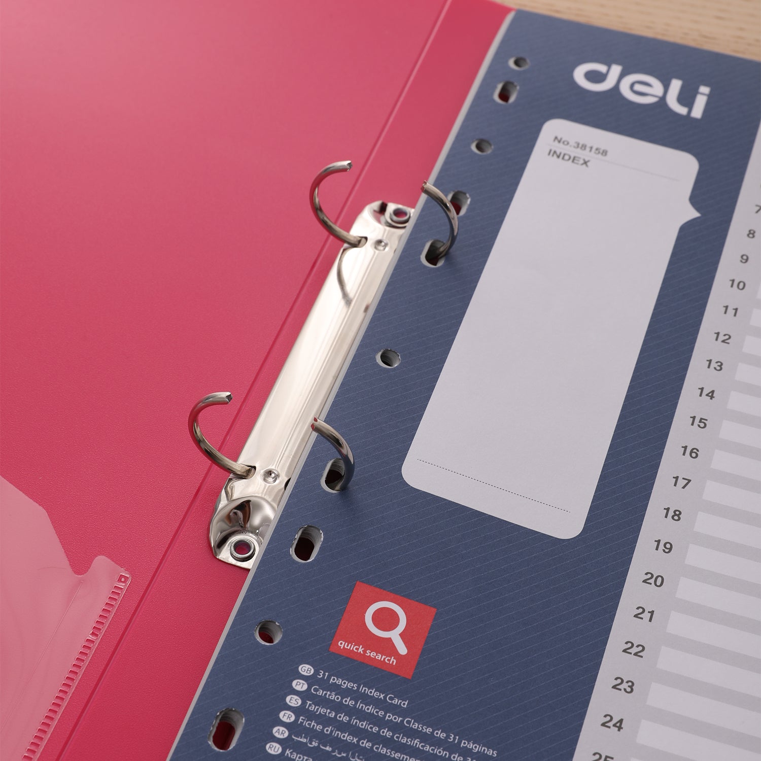 SEPARATOARE INDEX PLASTIC 1-31 DELI