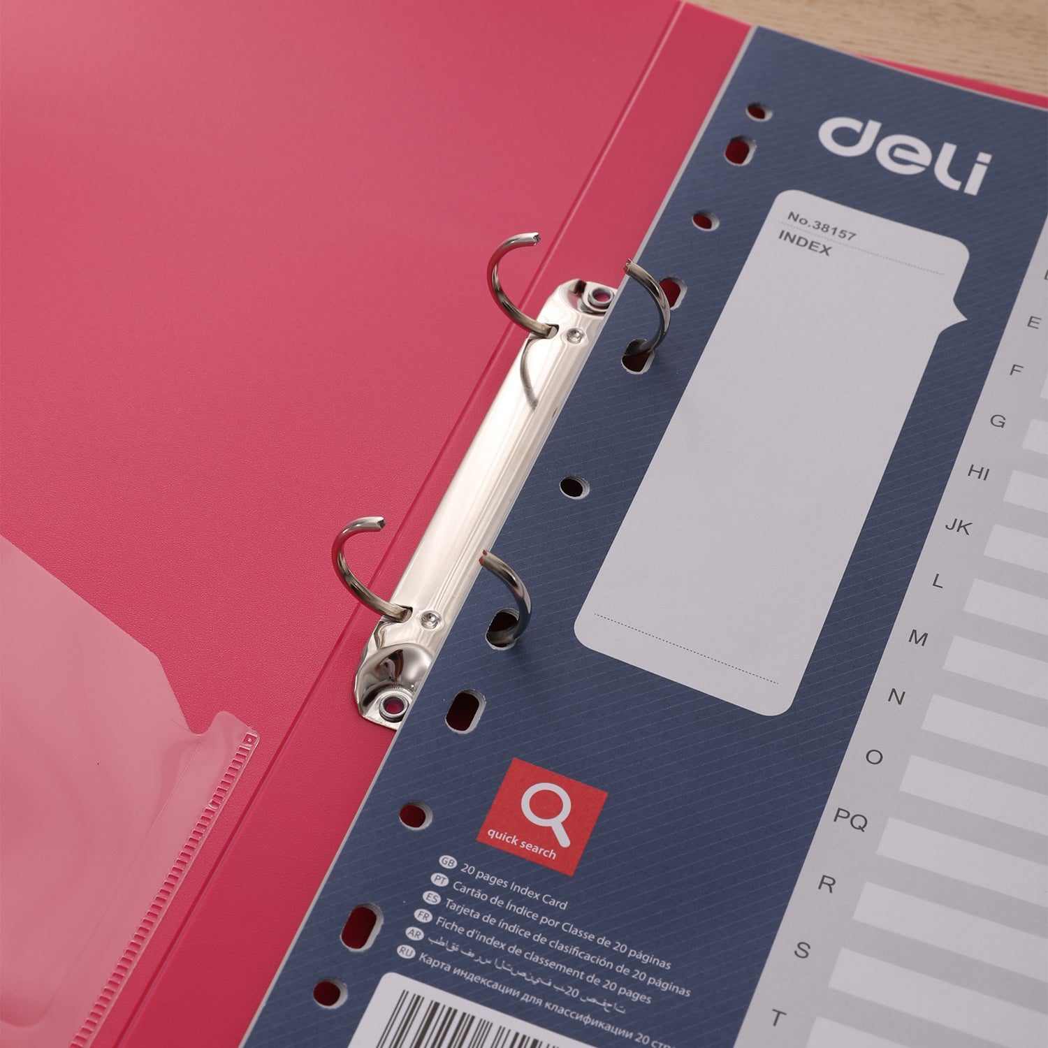 SEPARATOARE INDEX PLASTIC A-Z DELI