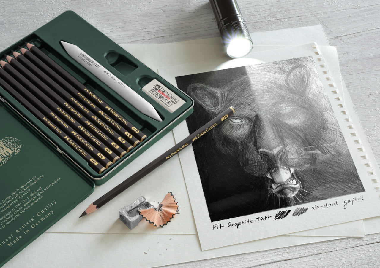 SET 11 BUC CREION GRAFIT MAT PITT FABER-CASTELL