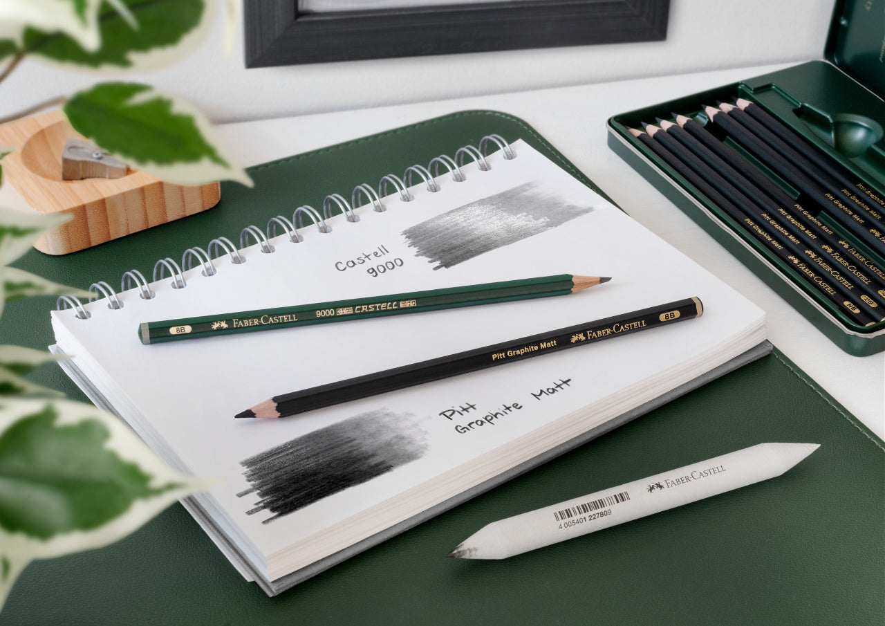 SET 20 BUC CREION GRAFIT MAT + CASTELL 9000 FABER-CASTELL