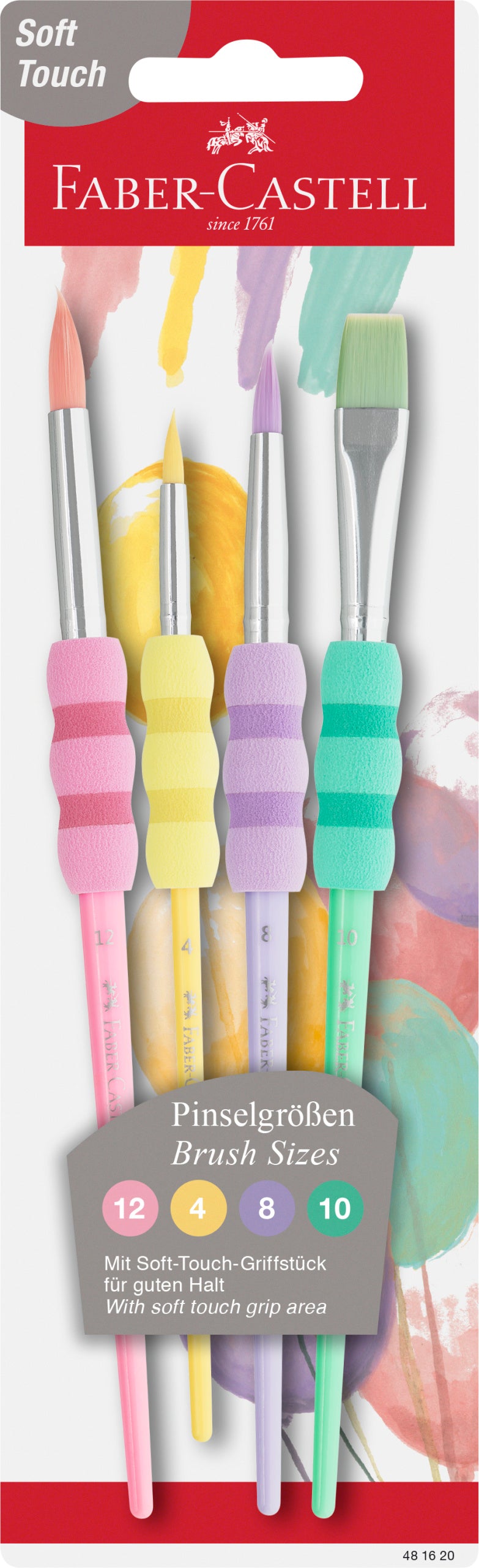 SET 4 PENSULE SOFT TOUCH PASTEL FABER-CASTELL