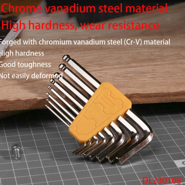 SET 8 BUC CHEI IMBUS CAP SFERIC DELI