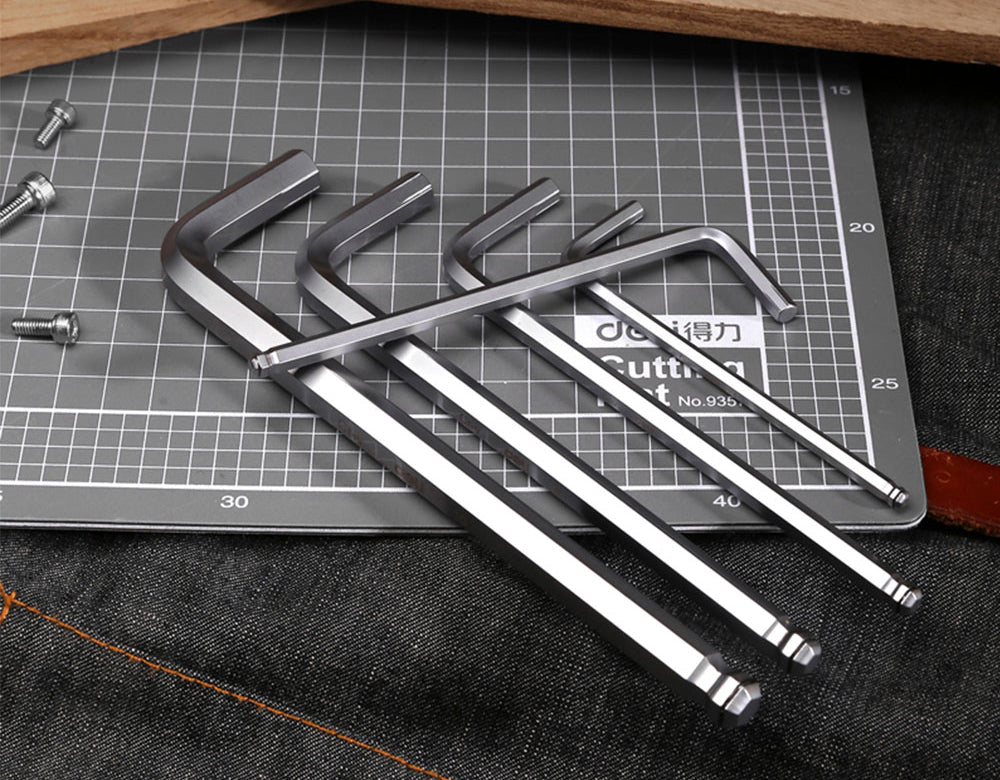 SET 9 BUC CHEI IMBUS CAP SFERIC 1.5-10 MM DELI