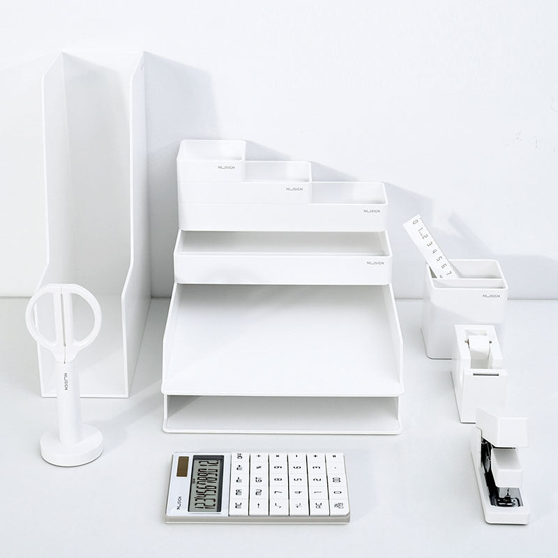 SET BIROU PREMIUM 14 PIESE ALB NU SIGN DELI