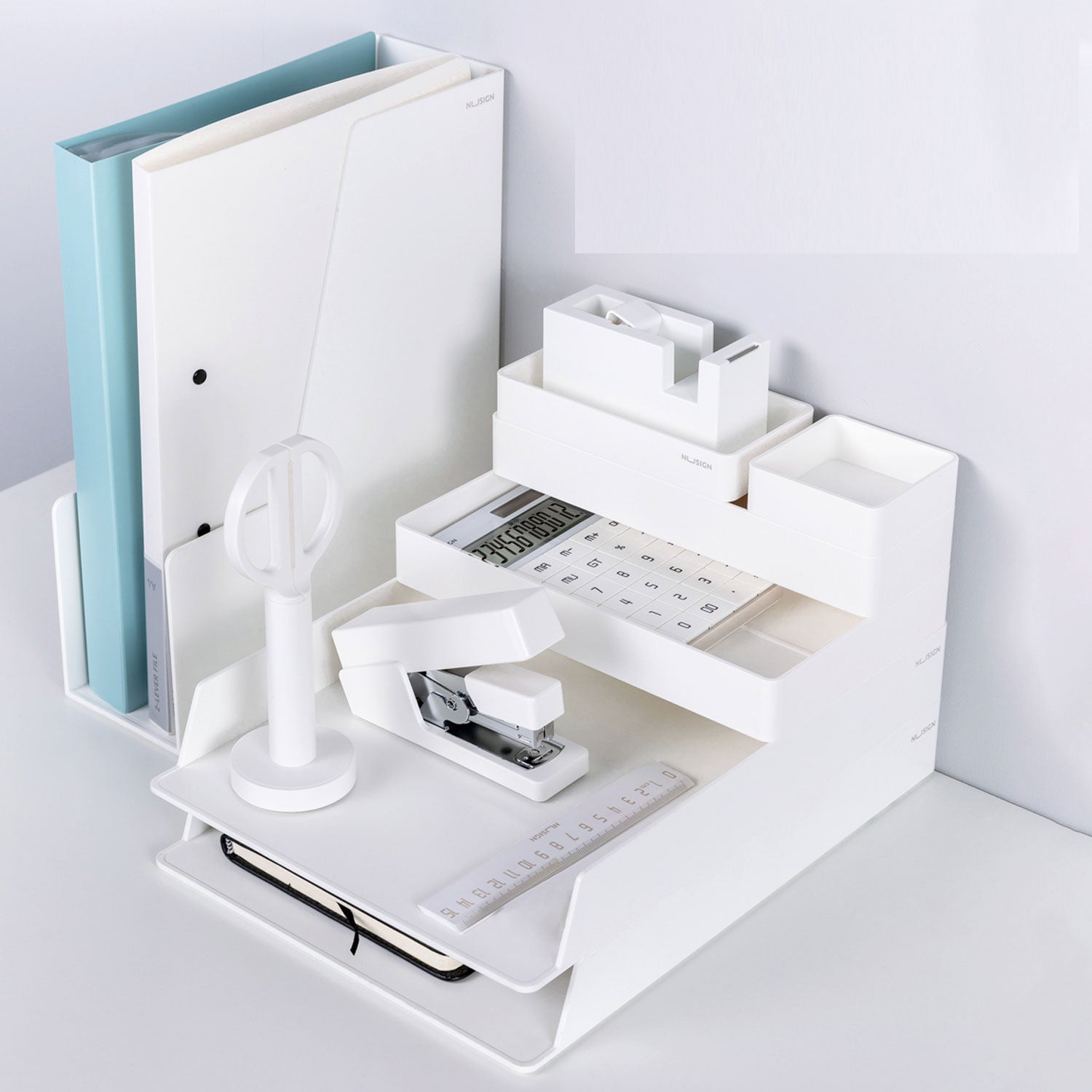 SET BIROU PREMIUM 14 PIESE ALB NU SIGN DELI