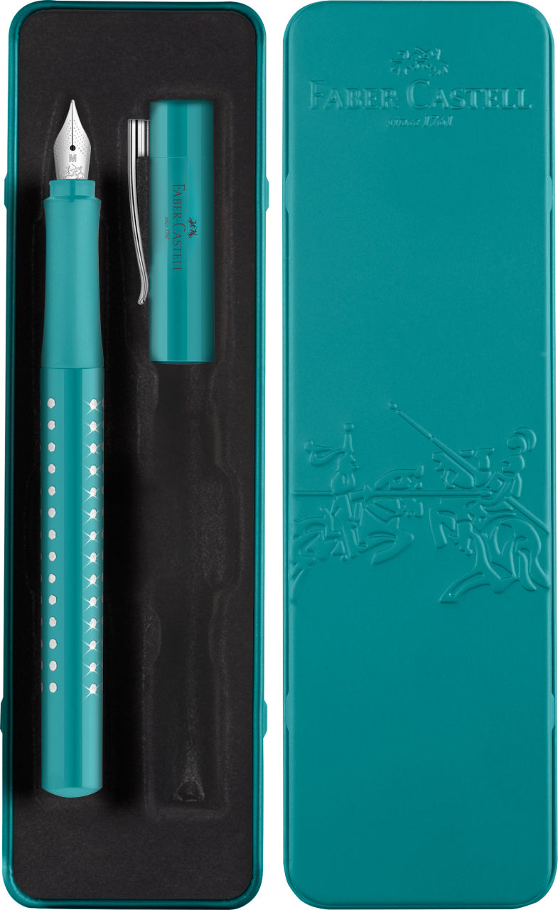 SET CADOU STILOU SPARKLE TURCOAZ OCEAN METALIC M FABER-CASTELL