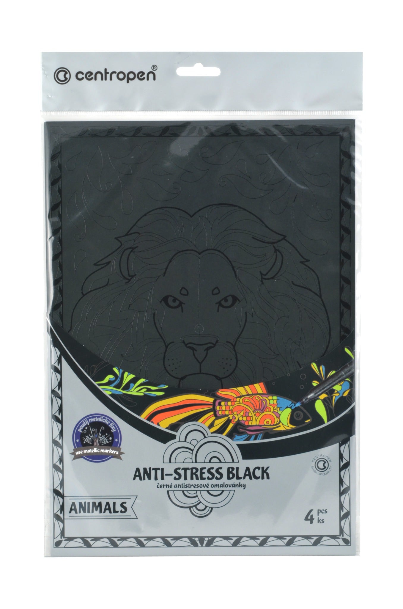 SET COLI DESEN ANTI-STRESS ANIMALS 4/SET CENTROPEN